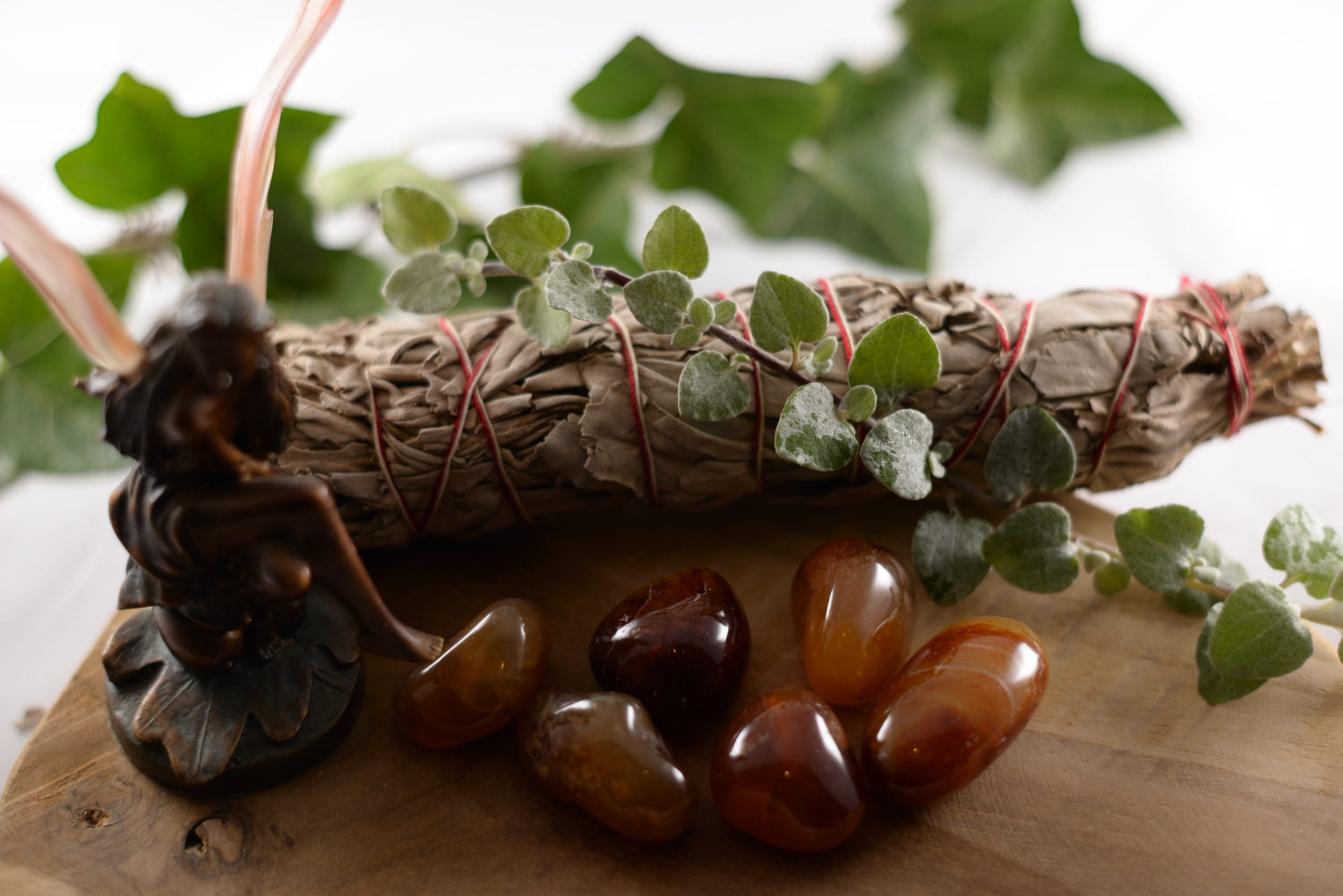 Carneool knuffelsteen