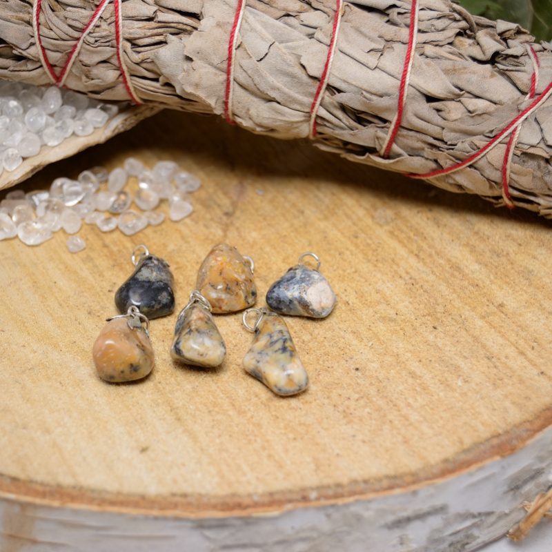 Dendriet opaal hanger