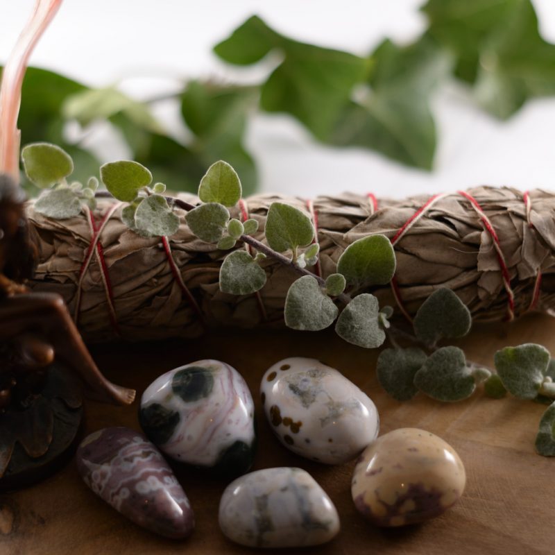 Jaspis Oceaan knuffelsteen