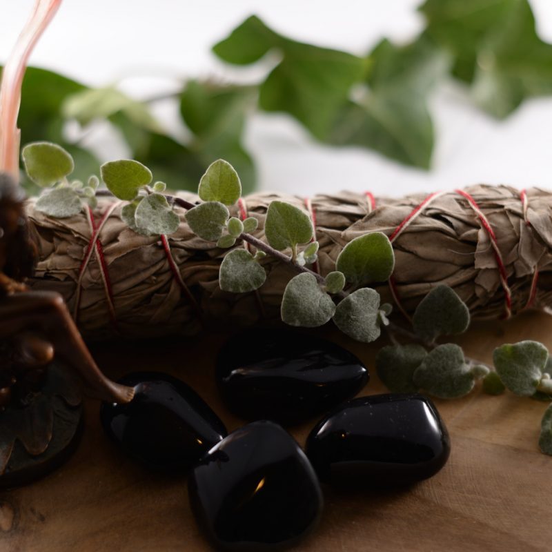 Regenboog obsidiaan knuffelsteen